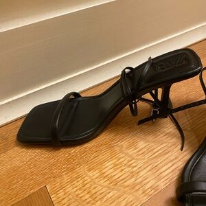 Zara square toe sandal